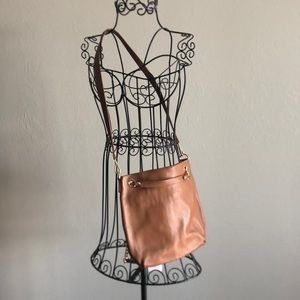 Michael Kors Caramel Leather Crossbody